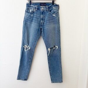 Abercrombie and Fitch vintage stretch 90's slim distressed jeans size 31
